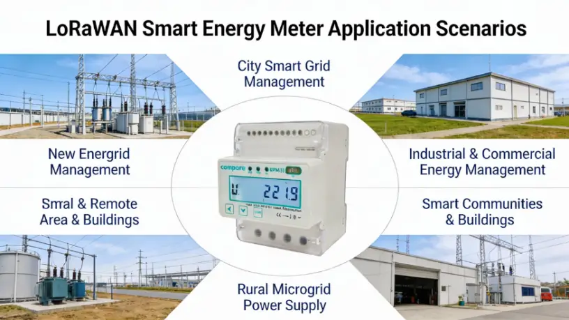 Application Scenarios of LoRaWAN Smart Energy Meters