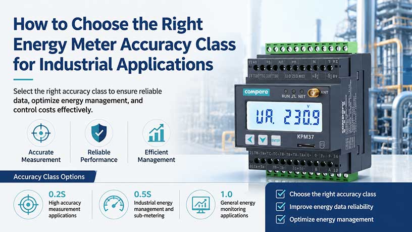 How to Choose the Right Energy Meter Accuracy Class for Industrial Applications