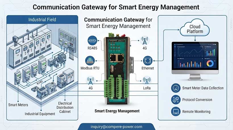 Application and Installation Methods of Communication Gateways in Smart Energy Management Systems