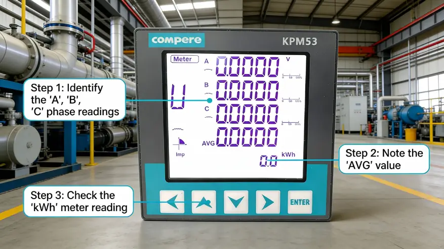 How to Read Data from the KPM53 Digital Power Meter?