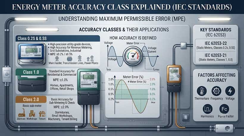 Meter Accuracy Class Explained Energy Meter Accuracy Standards Guide