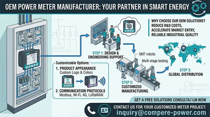 OEM Power Meter Manufacturer Custom Smart Meter Solutions