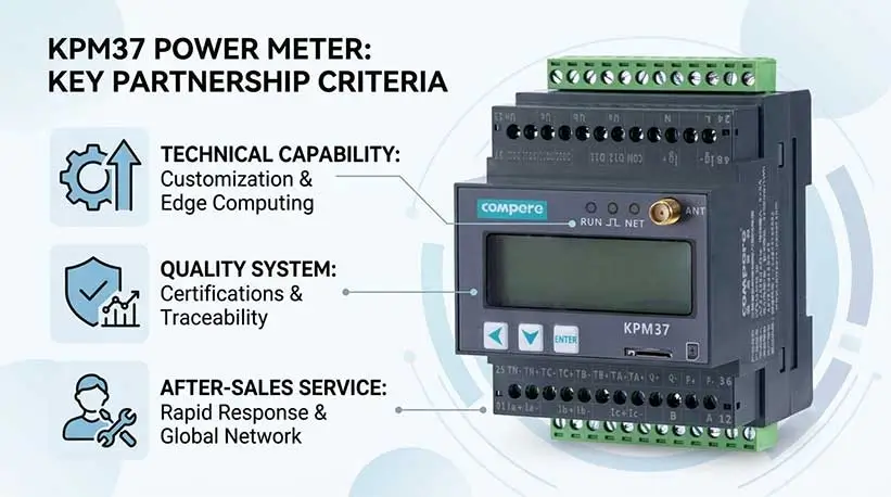 Power Meter Supplier Evaluation: Key Criteria For Long-Term Partnership