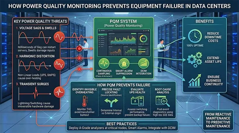 How Power Quality Monitoring Prevents Equipment Failure In Data Centers
