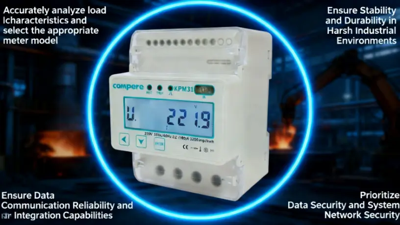 Precautions for Deploying Smart Electricity Meters in the Steel Industry