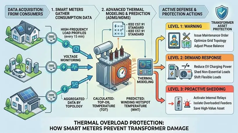 How Smart Meters Prevent Transformer Damage Through Thermal Overload Protection