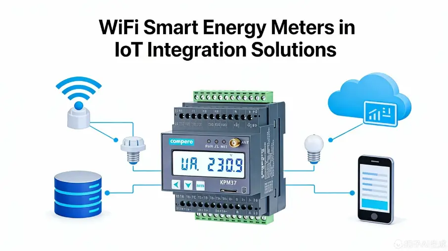 The Core Hub Role of Smart WiFi Energy Meters For IoT Integration Solutions